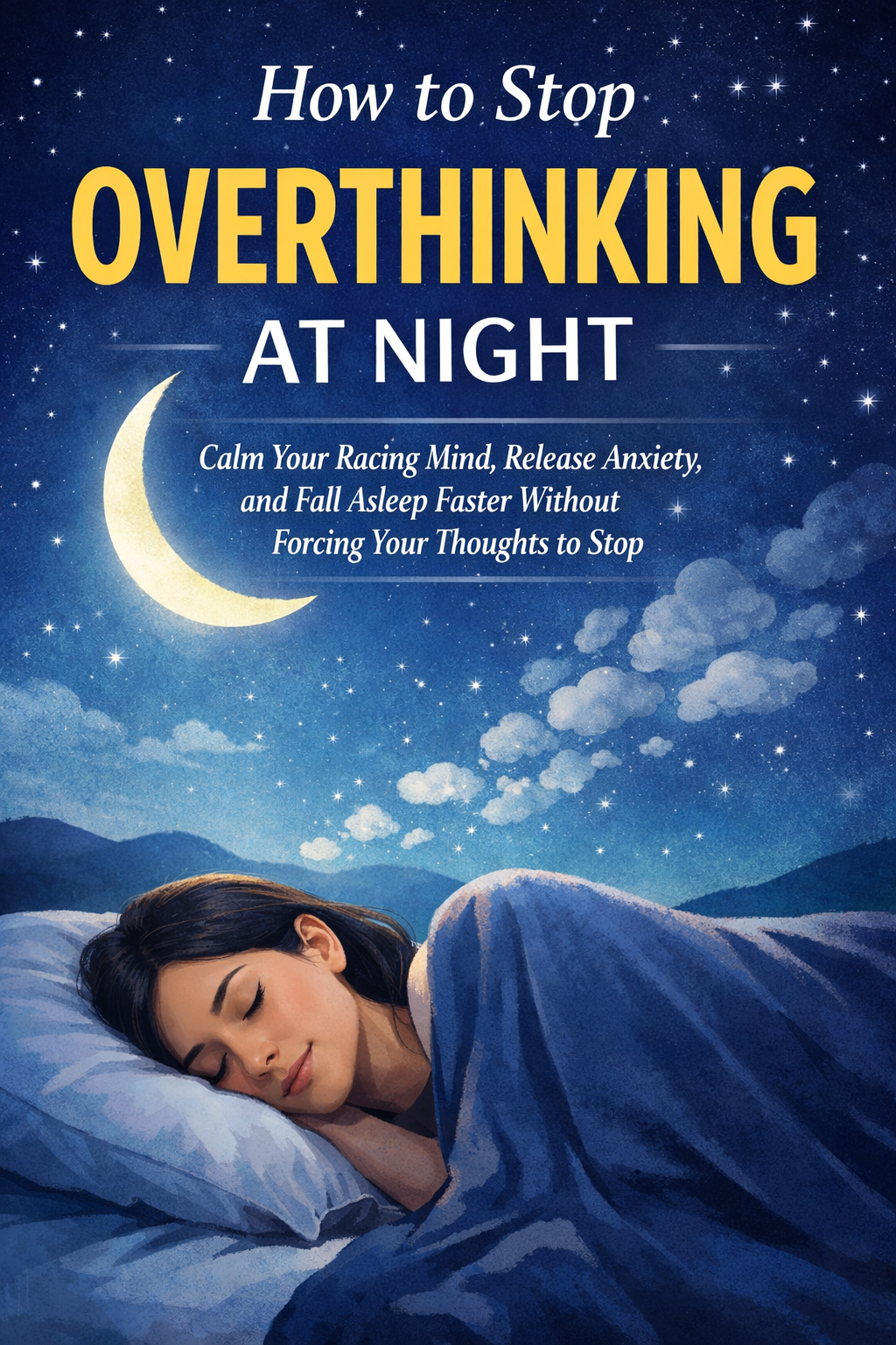 How to Stop Overthinking at Night book cover